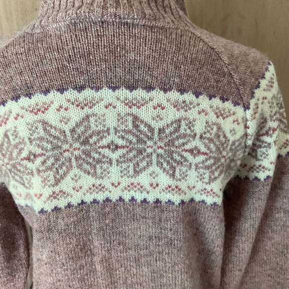 Vintage Scottish Wool Fair Isle Zip Up Sweater - Picture 16 of 16